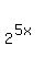 matrix%282%2C1%2C%22%22%2C2%5E%285x%29%29