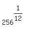 matrix%282%2C1%2C%22%22%2C256%5E%281%2F12%29%29