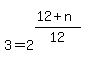 matrix%282%2C1%2C%22%22%2C3=2%5E%28%2812%2Bn%29%2F12%29%29