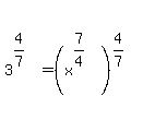 matrix%282%2C1%2C%22%22%2C3%5E%284%2F7%29=%28x%5E%287%2F4%29%29%5E%284%2F7%29%29