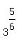 matrix%282%2C1%2C%22%22%2C3%5E%285%2F6%29%29
