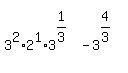 matrix%282%2C1%2C%22%22%2C3%5E2%2A2%5E1%2A3%5E%281%2F3%29+-+3%5E%284%2F3%29%29%29