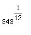 matrix%282%2C1%2C%22%22%2C343%5E%281%2F12%29%29