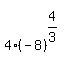 matrix%282%2C1%2C%22%22%2C4%28-8%29%5E%284%2F3%29%29
