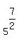 matrix%282%2C1%2C%22%22%2C5%5E%287%2F2%29%29