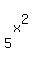 matrix%282%2C1%2C%22%22%2C5%5E%28x%5E2%29%29