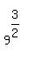 matrix%282%2C1%2C%22%22%2C9%5E%283%2F2%29%29