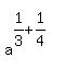 matrix%282%2C1%2C%22%22%2Ca%5E%281%2F3%2B1%2F4%29%29