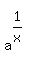 matrix%282%2C1%2C%22%22%2Ca%5E%281%2Fx%29%29
