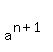 matrix%282%2C1%2C%22%22%2Ca%5E%28n%2B1%29%29+