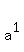 matrix%282%2C1%2C%22%22%2Ca%5E1%29