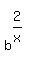 matrix%282%2C1%2C%22%22%2Cb%5E%282%2Fx%29%29