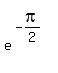 matrix%282%2C1%2C%22%22%2Ce%5E%28-pi%2F2%29%29