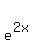 matrix%282%2C1%2C%22%22%2Ce%5E%282x%29%29