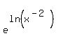 matrix%282%2C1%2C%22%22%2Ce%5E%28ln%28x%5E%28-2%29%29%29%29