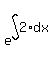 matrix%282%2C1%2C%22%22%2Ce%5Eint%282%2Adx%29%29