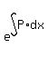 matrix%282%2C1%2C%22%22%2Ce%5Eint%28P%2Adx%29%29