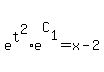 matrix%282%2C1%2C%22%22%2Ce%5Et%5E2%2Ae%5EC%5B1%5D=x-2%29