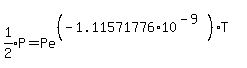 matrix%282%2C1%2C%22%22%2Cexpr%281%2F2%29P=Pe%5E%28%28-1.11571776%2A10%5E%28-9%29%29T%29%29