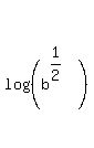 matrix%282%2C1%2C%22%22%2Clog%28%28b%5E%281%2F2%29%29%29%29