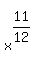 matrix%282%2C1%2C%22%22%2Cx%5E%2811%2F12%29%29