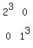 matrix%282%2C2%2C2%5E3%2C0%2C0%2C1%5E3%29