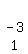 matrix%283%2C1%2C%22%22%2C-3%2C1%29
