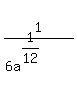 matrix%283%2C1%2C%22%22%2C1%2F%286a%5E%281%2F12%29%29%2C%22%22%29++