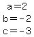 matrix%283%2C1%2C+a+=+2%2C+b+=+-+2%2C+c+=+-+3%29