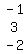 matrix%283%2C1%2C-1%2C3%2C-2%29