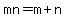mn=m%2Bn