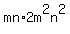 mn+%2A+2m%5E2n%5E2