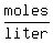 moles%2Fliter