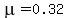mu=0.32