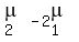 mu%5B2%5D+-+2mu%5B1%5D%7D%7D+and+variance+%7B%7B%7Bsigma%5B2%5D%5E2+%2B+4sigma%5B1%5D%5E2