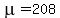 mu+=+208