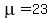 mu+=+23