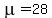 mu+=+28