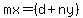 mx++=+%28d%2Bny%29