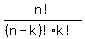 n%21%2F%28%28n-k%29%21k%21%29