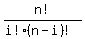 n%21%2F%28i%21%2A%28n-i%29%21%29