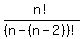 n%21%2F%28n-%28n-2%29%29%21