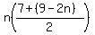 n%28%287%2B%289-2n%29%29%2F2%29