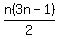 n%283n-1%29%2F2