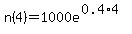 n%284%29+=+1000e%5E%280.4%2A4%29