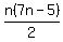 n%287n-5%29%2F2