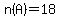 n%28A%29=18