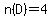 n%28D%29=4