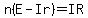 n%28E-Ir%29=IR