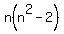 n%28n%5E2-2%29
